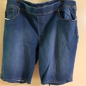 Denim Bermudan shorts